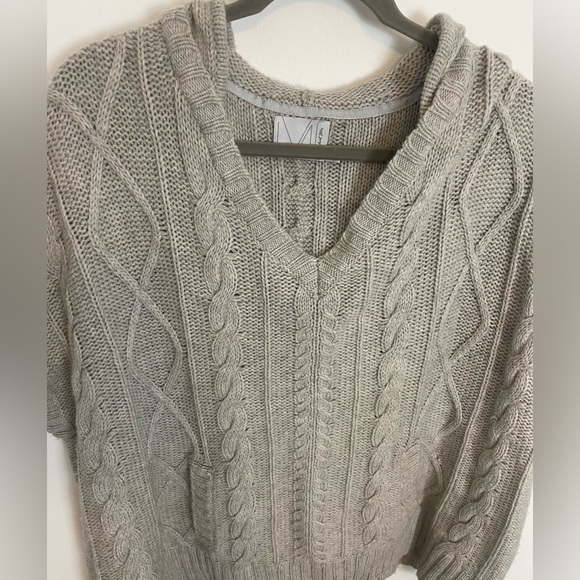 Michael Stars Oversized Hooded Sweater 2 - Picture 3 of 6